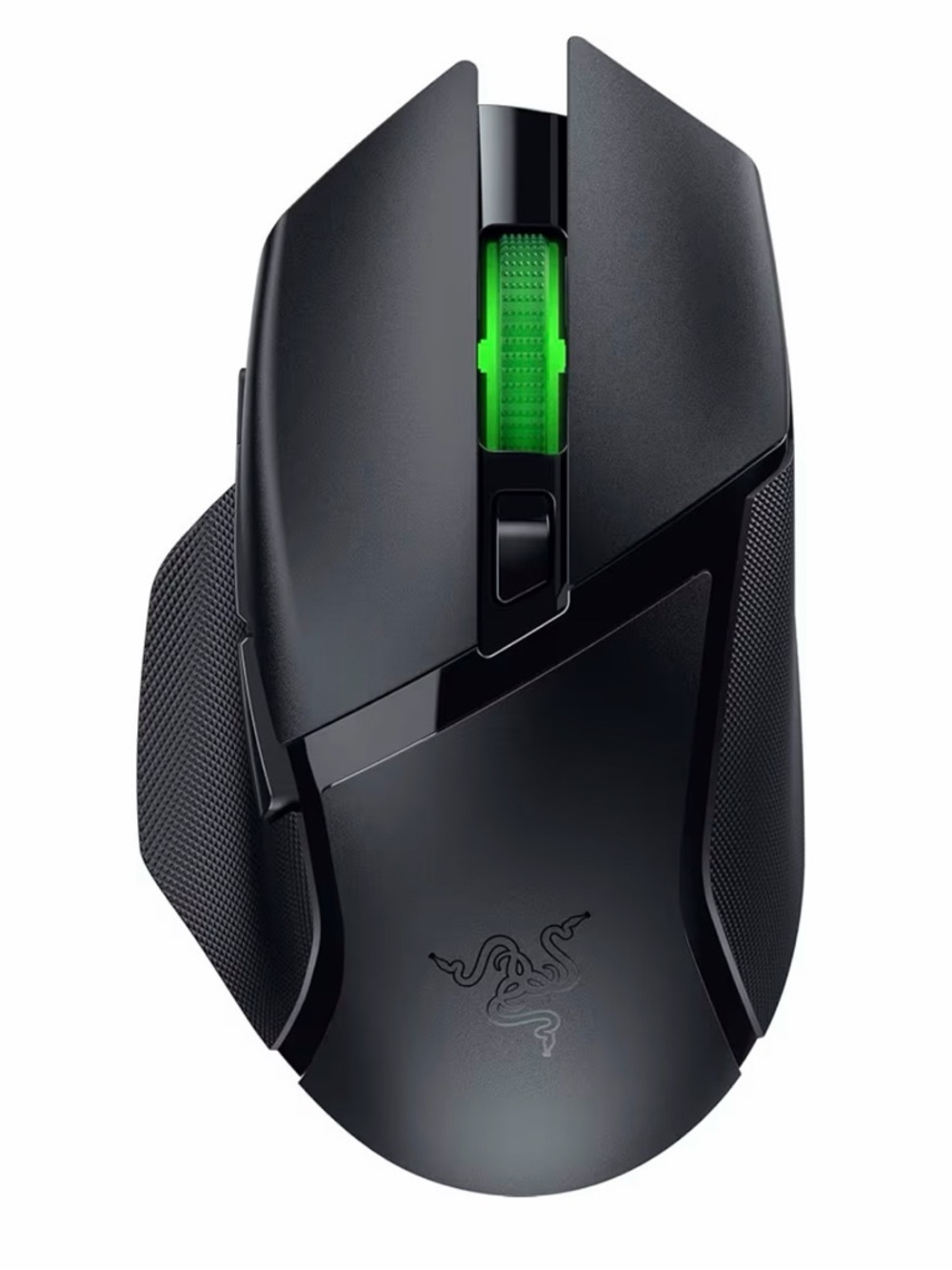 Razer Wireless Gaming Mouse in Black with Green LED Scroll